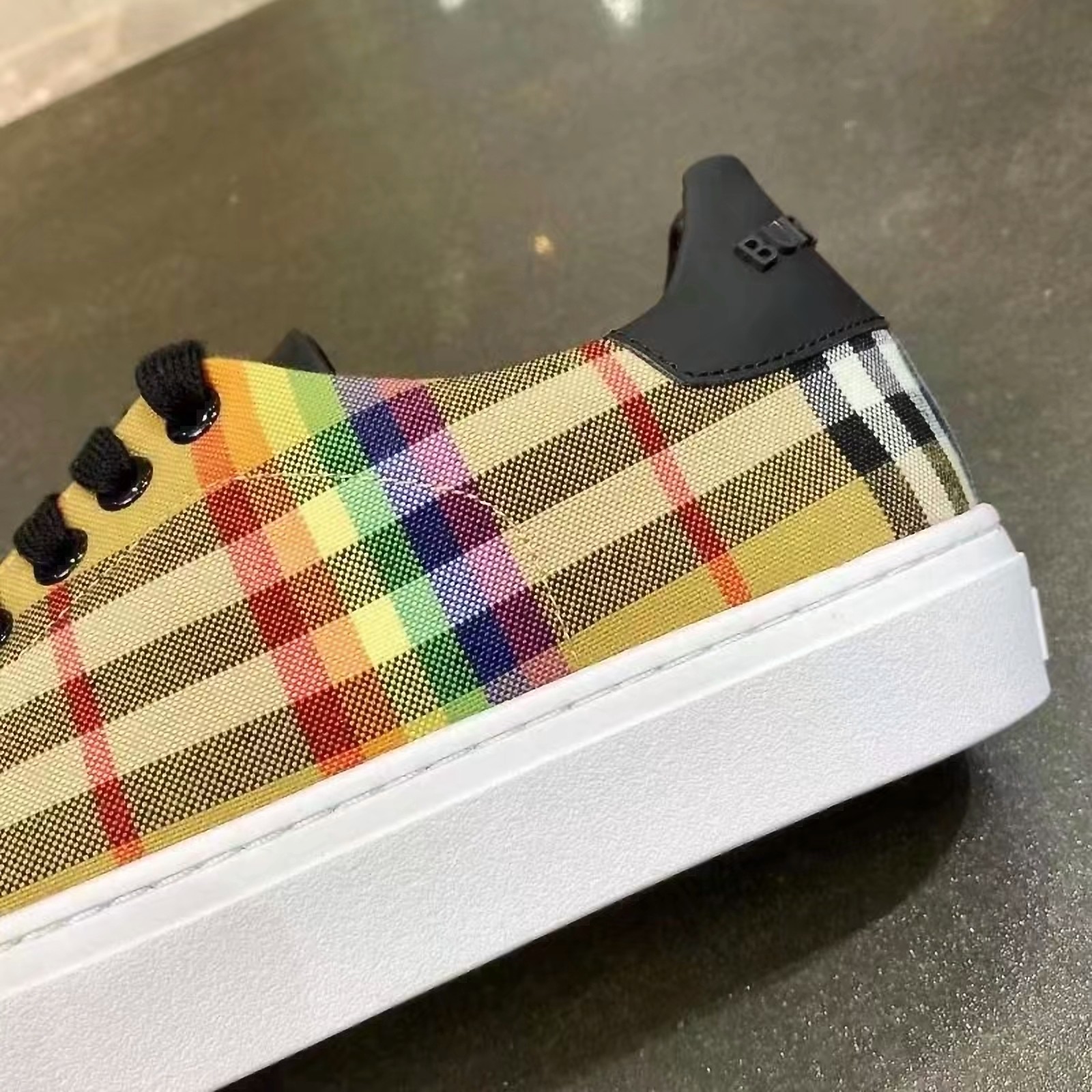 Rainbow sales burberry shoes