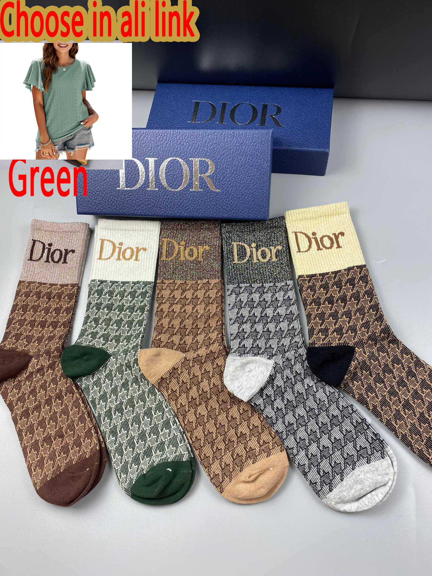 Dior socks black Women s Hosiery Underwear - AliExpress