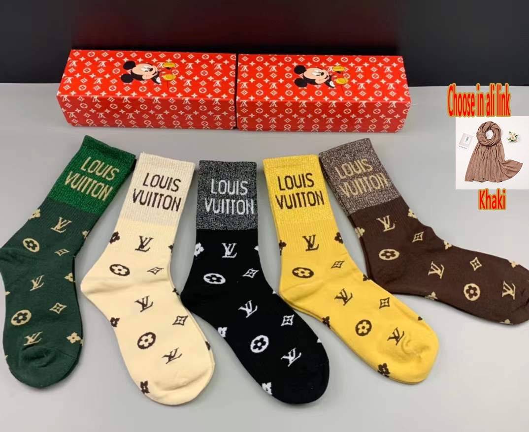 Socks, 5 steam Louis Vuitton buy for 52 EUR in the UKRFashion store. luxury  goods brand Louis Vuitton. Best quality