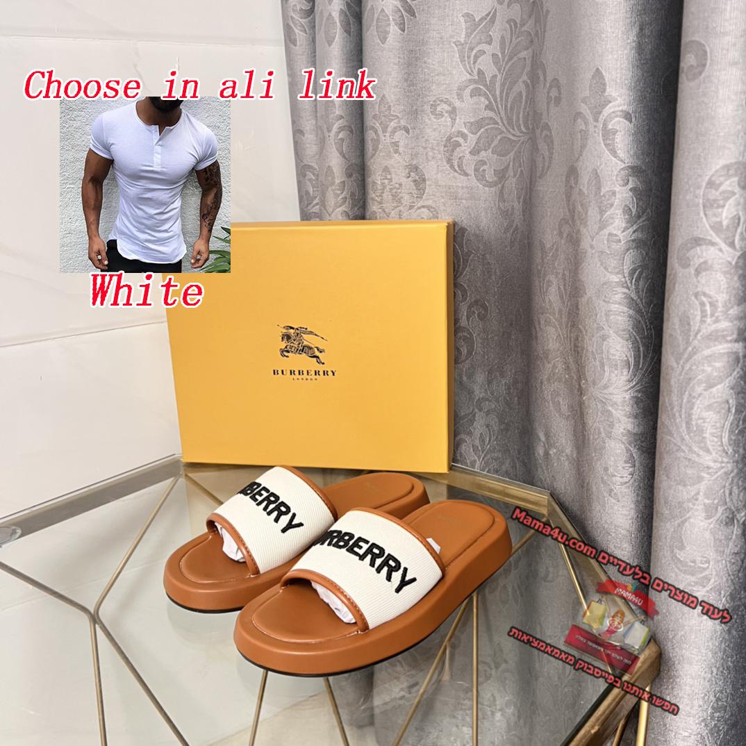 Burberry discount palm slippers