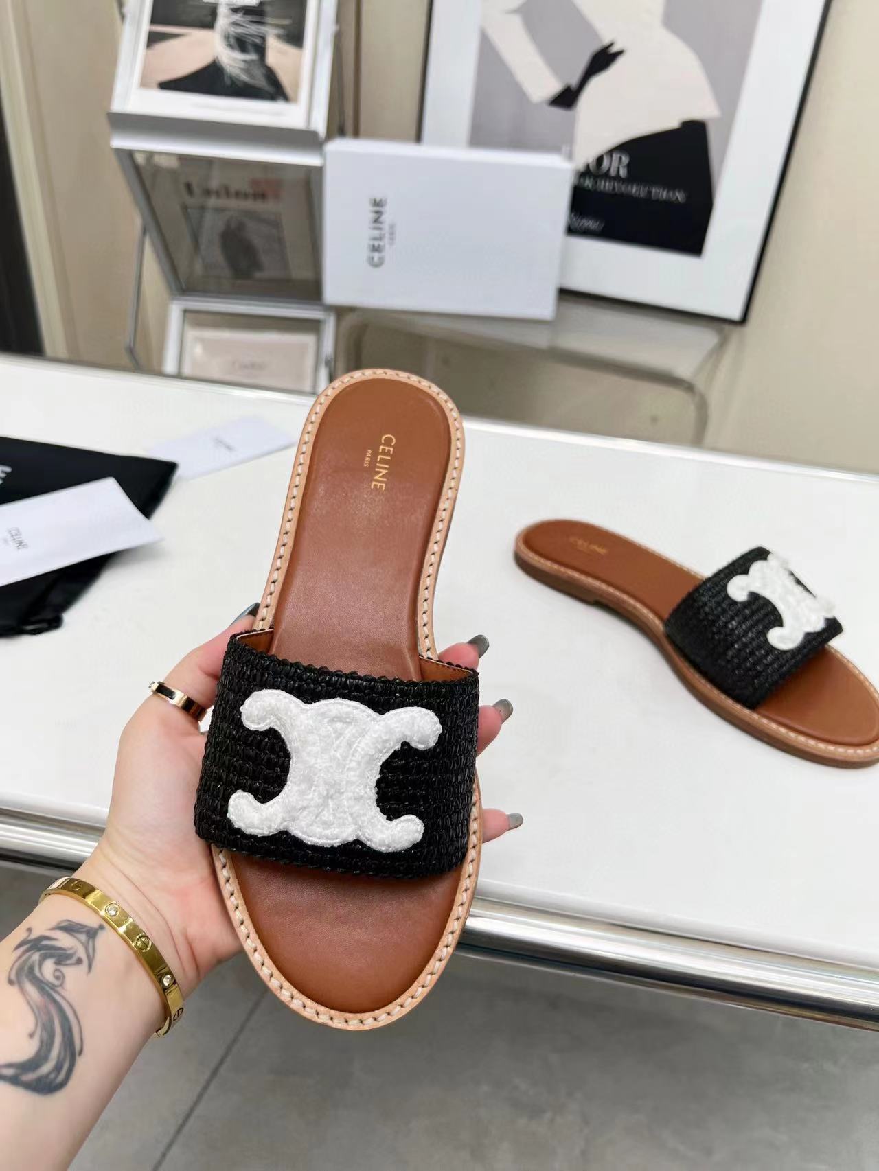 alibrands celine sandals