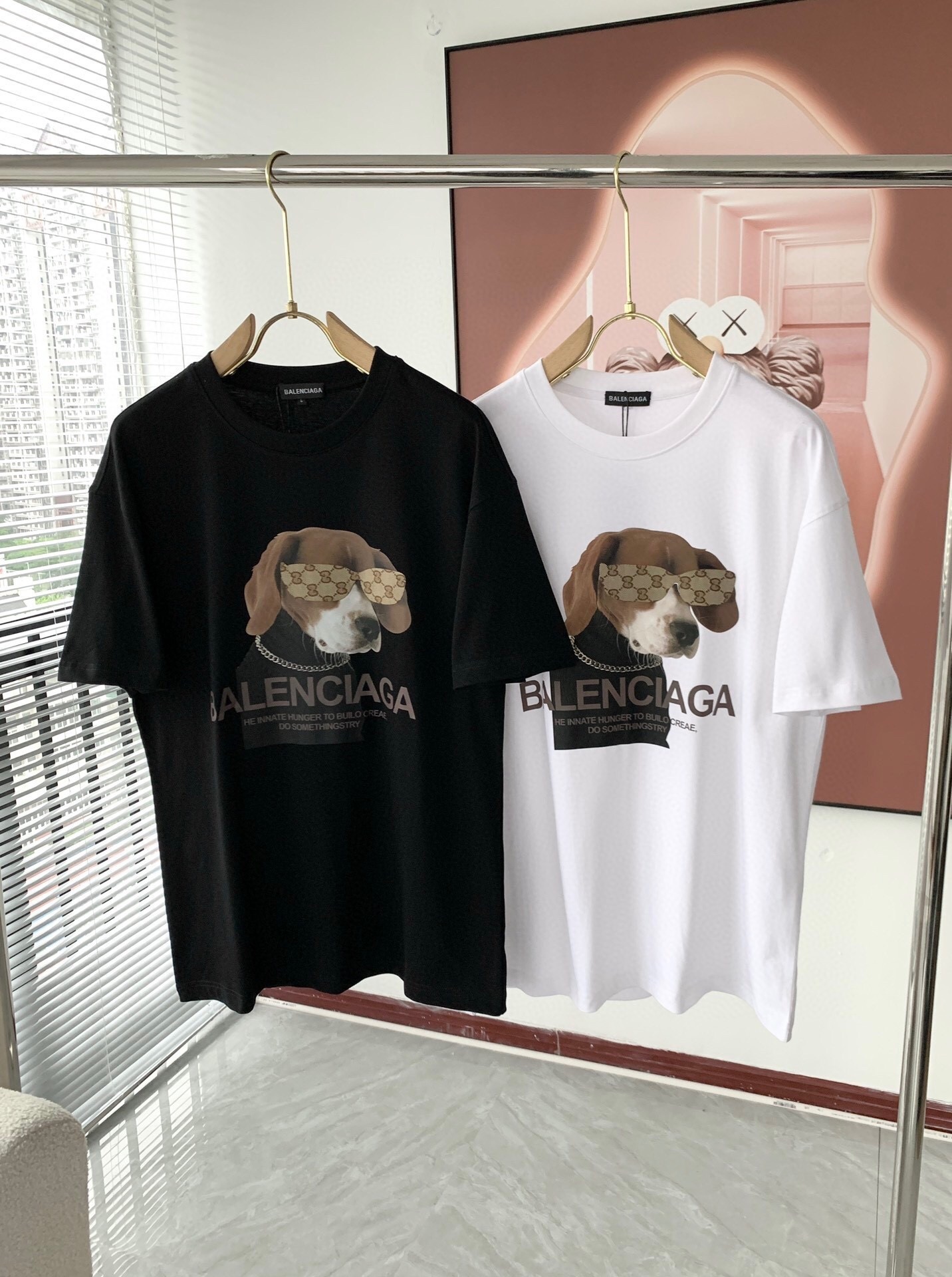 Balenciaga dog 2024 t shirt