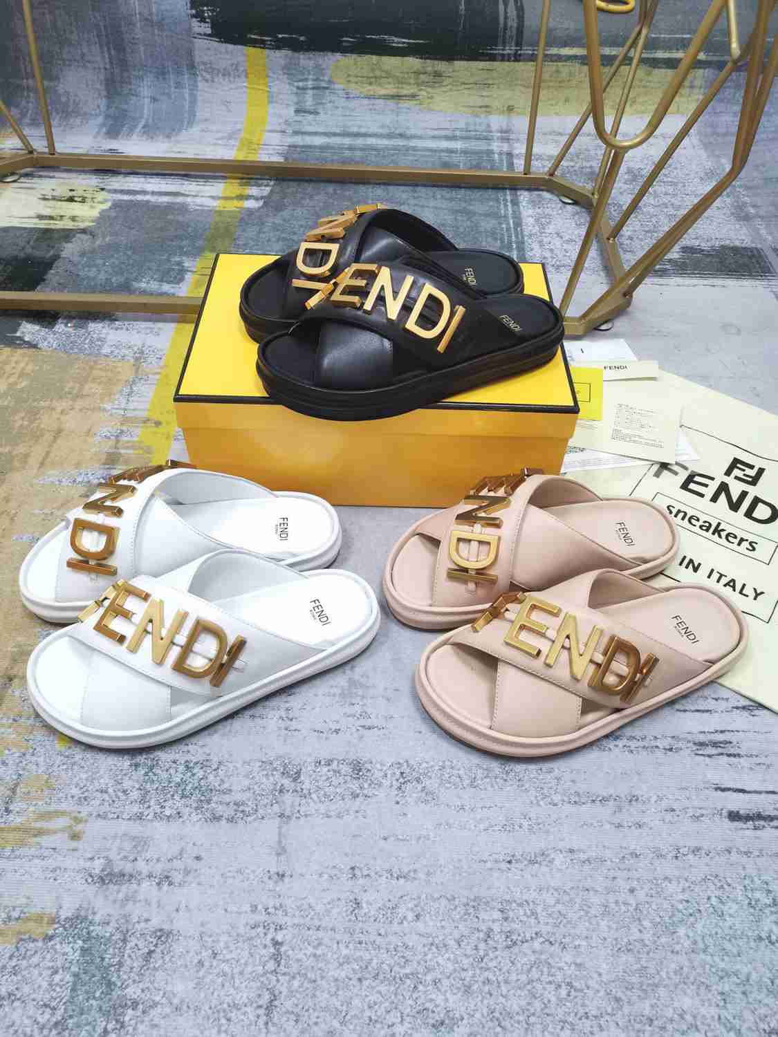 alibrands fendi Slippers