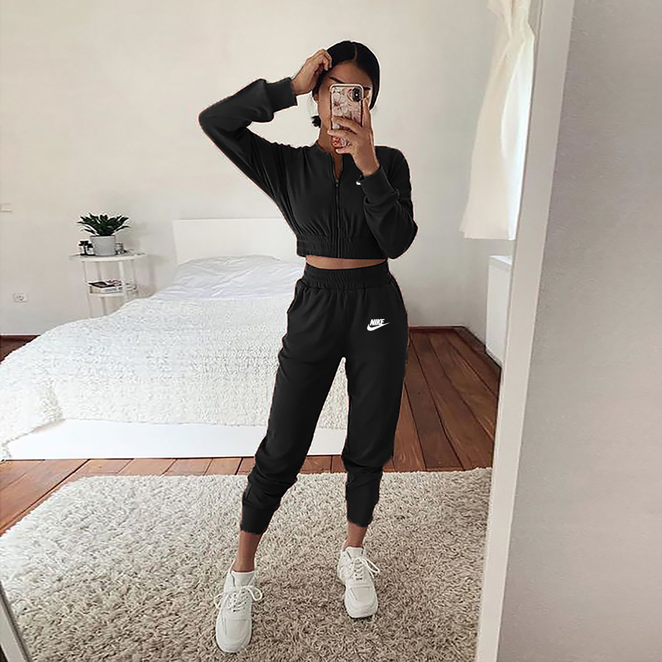 Cute outfits with store black nike sweatpants