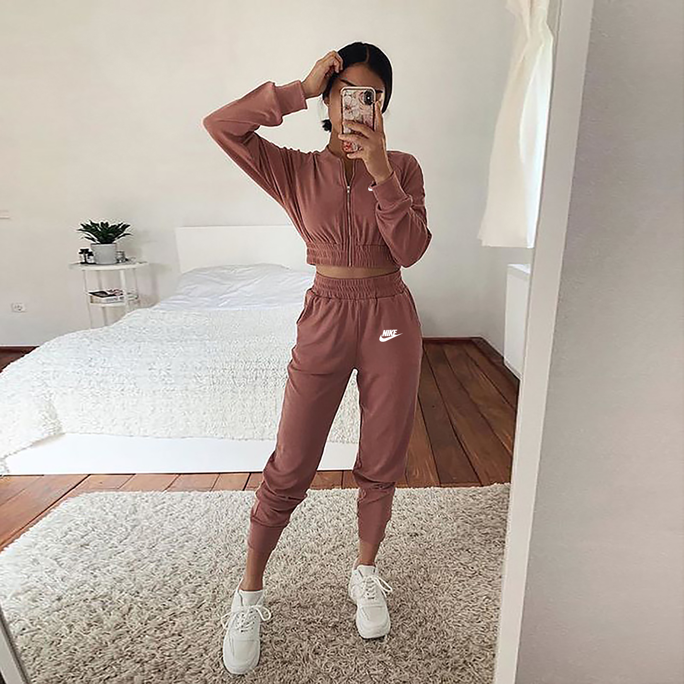 Nike store nude tracksuit